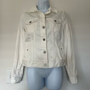 Liverpool Los Angeles White Denim Jacket - Size XS